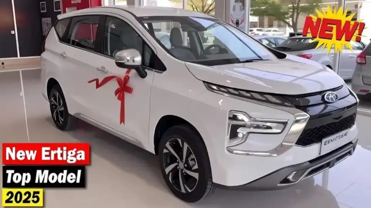 Maruti Suzuki Ertiga 2025 – 7-Seater MPV, 755 Engine & 44kmpl Mileage, Advanced technology at Just 5.55Lakh !